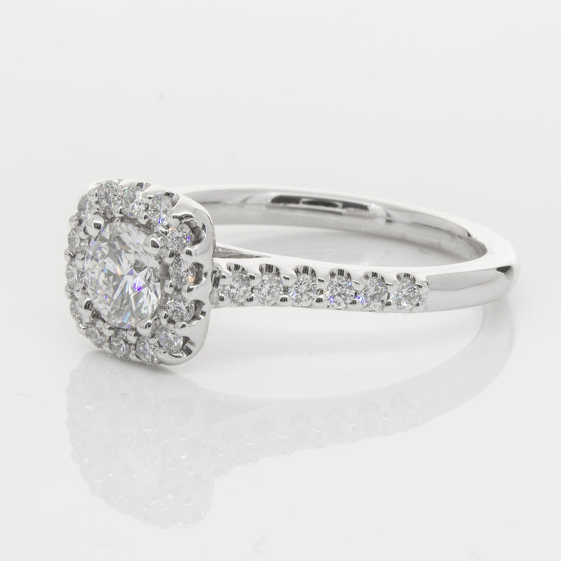 18ct White Gold .50ct Diamond Manhattan Ring-Ring-Walker & Hall