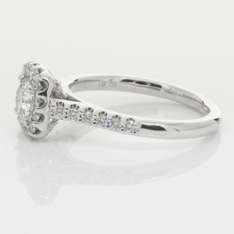 18ct White Gold .50ct Diamond Manhattan Ring-Ring-Walker & Hall