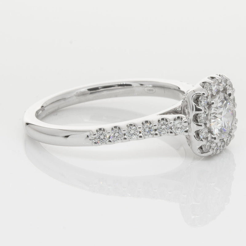 18ct White Gold .50ct Diamond Manhattan Ring-Ring-Walker & Hall