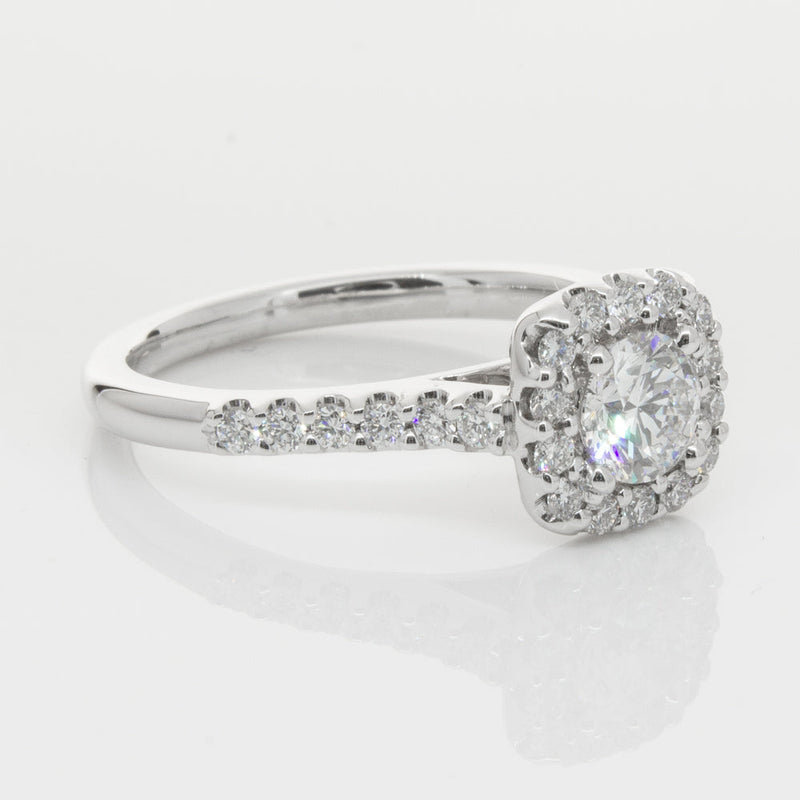 18ct White Gold .50ct Diamond Manhattan Ring-Ring-Walker & Hall