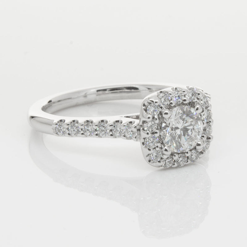 18ct White Gold .50ct Diamond Manhattan Ring-Ring-Walker & Hall