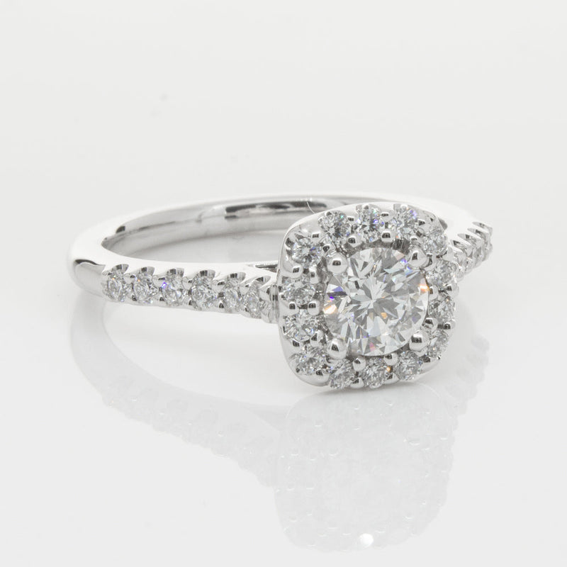 18ct White Gold .50ct Diamond Manhattan Ring-Ring-Walker & Hall