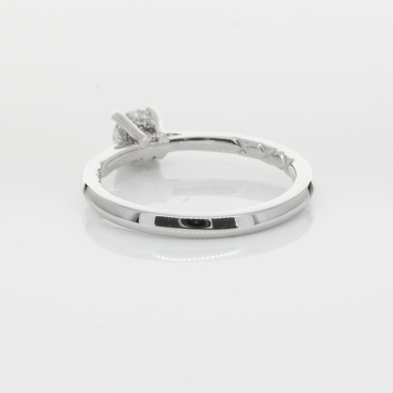 18ct White Gold .42ct Flawless Diamond Ring-Ring-Walker & Hall