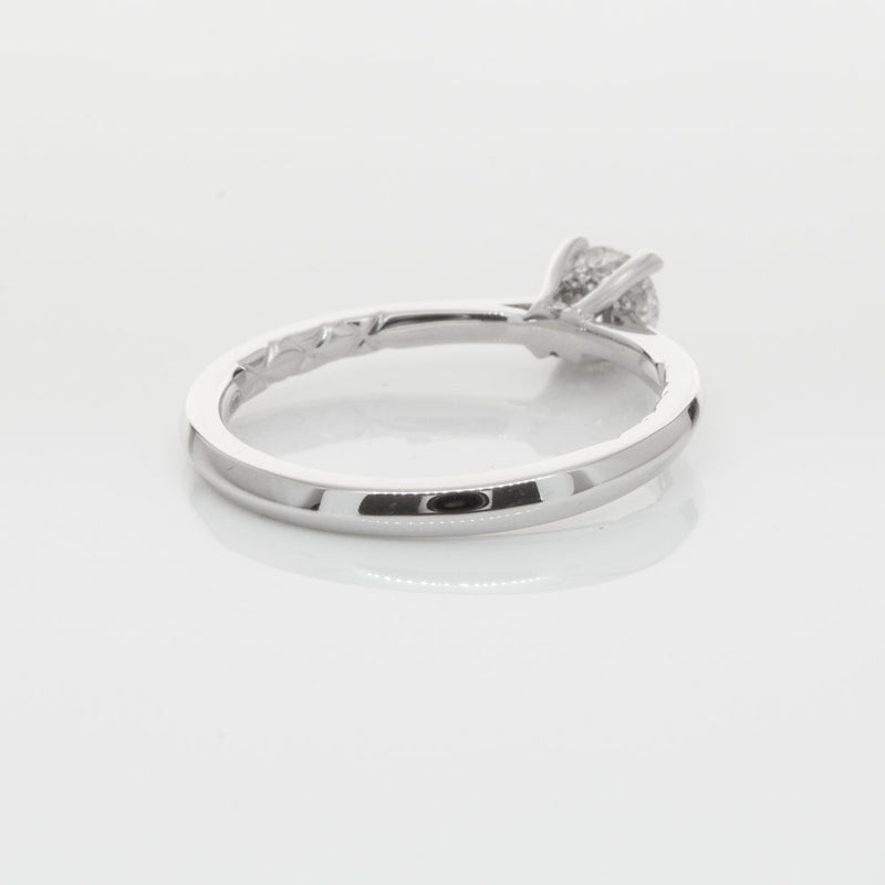 18ct White Gold .42ct Flawless Diamond Ring-Ring-Walker & Hall