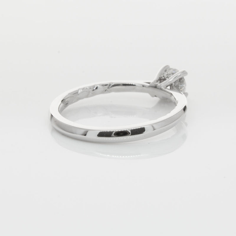 18ct White Gold .42ct Flawless Diamond Ring-Ring-Walker & Hall