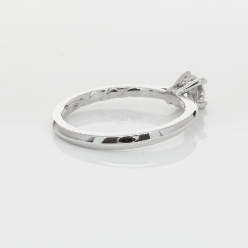 18ct White Gold .42ct Flawless Diamond Ring-Ring-Walker & Hall