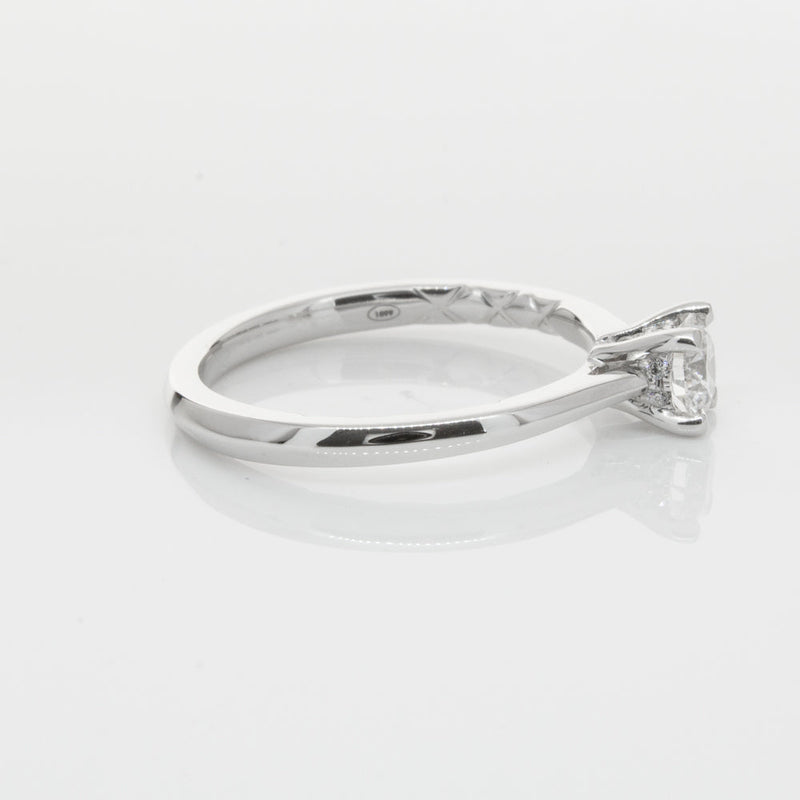 18ct White Gold .42ct Flawless Diamond Ring-Ring-Walker & Hall