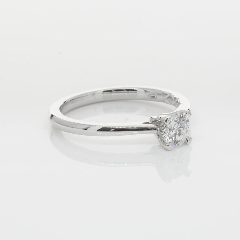 18ct White Gold .42ct Flawless Diamond Ring-Ring-Walker & Hall