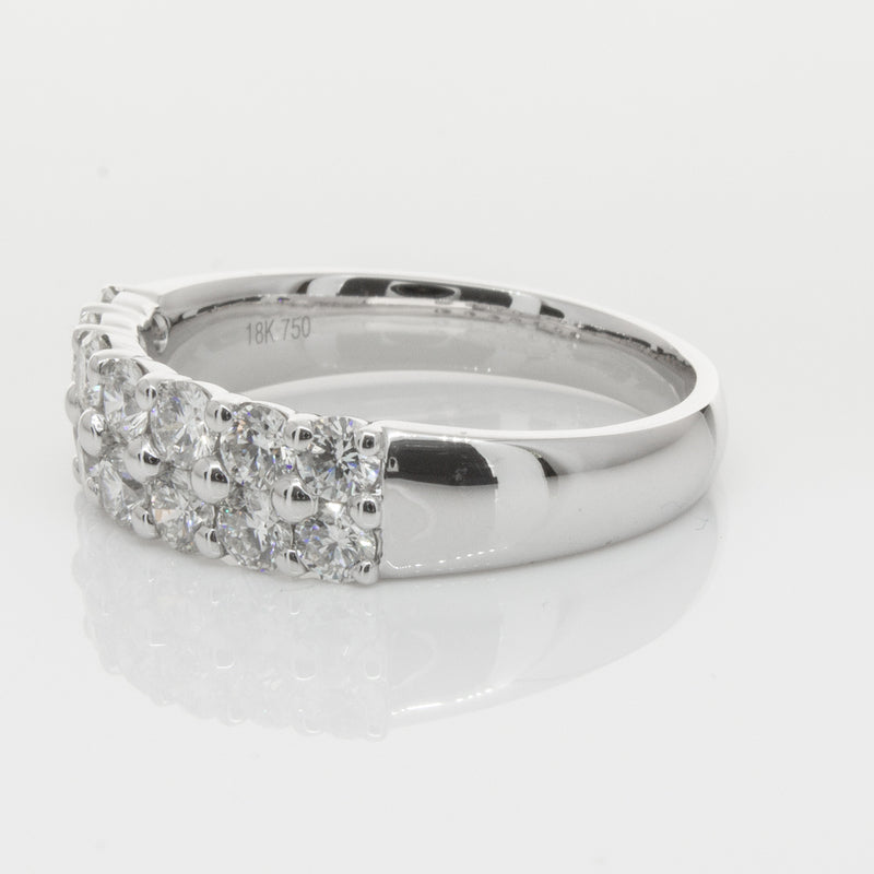 18ct White Gold 1.00ct Diamond Apollo Ring-Ring-Walker & Hall