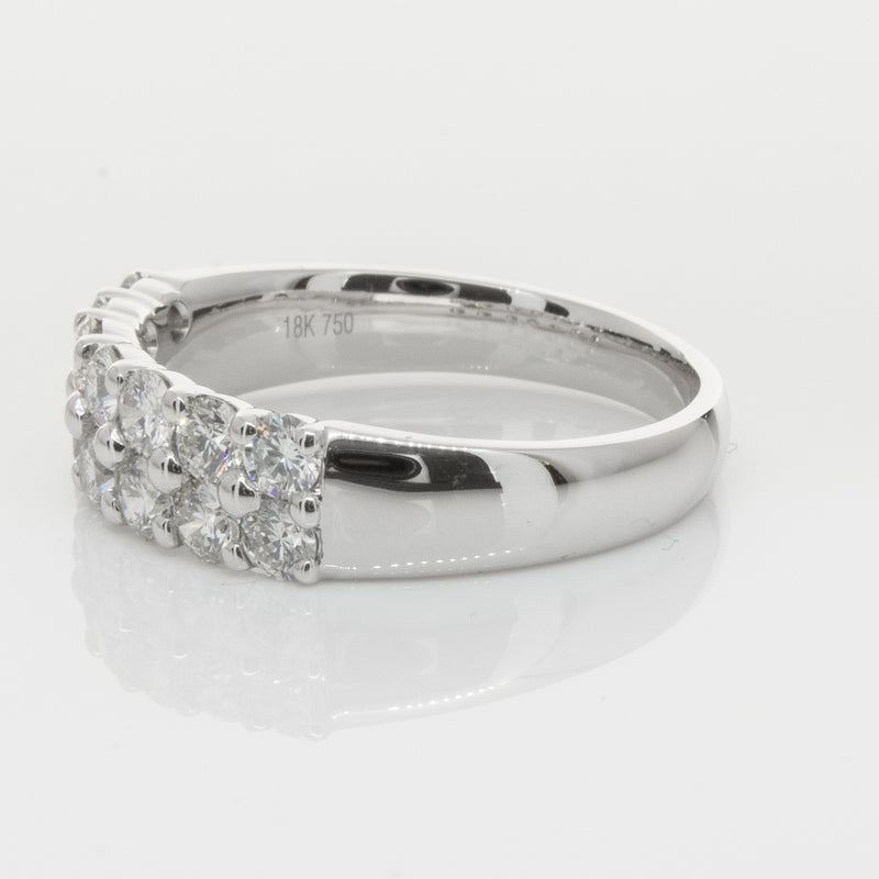 18ct White Gold 1.00ct Diamond Apollo Ring-Ring-Walker & Hall