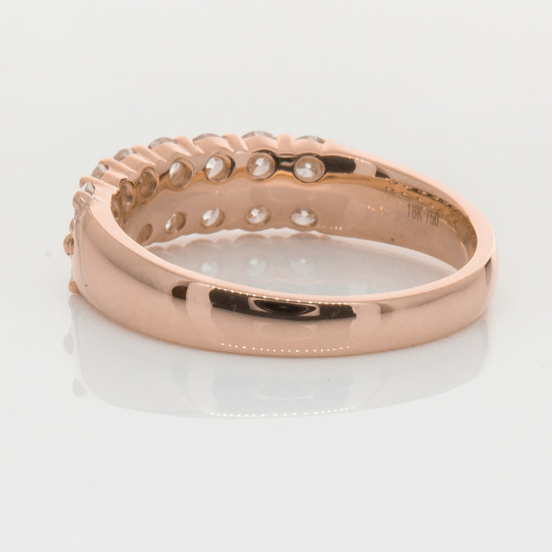 18ct Rose Gold 1.00ct Diamond Apollo Ring-Ring-Walker & Hall