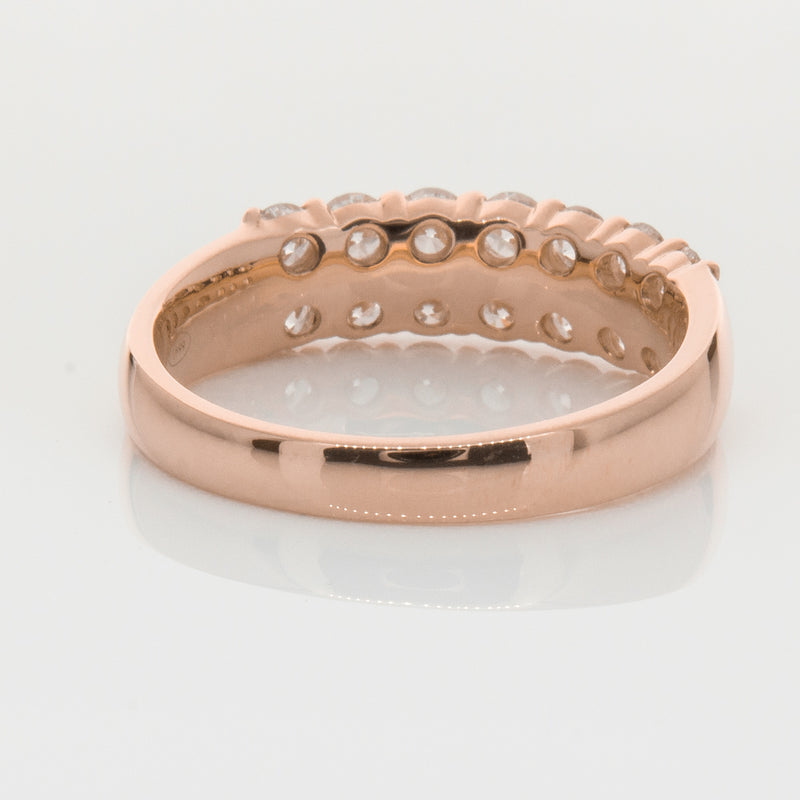 18ct Rose Gold 1.00ct Diamond Apollo Ring-Ring-Walker & Hall