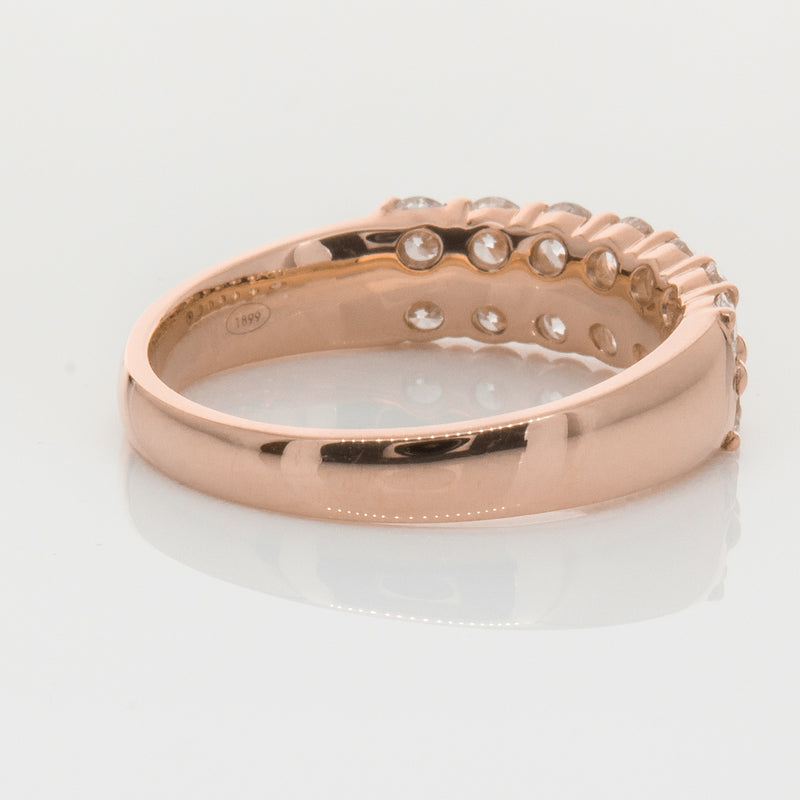 18ct Rose Gold 1.00ct Diamond Apollo Ring-Ring-Walker & Hall