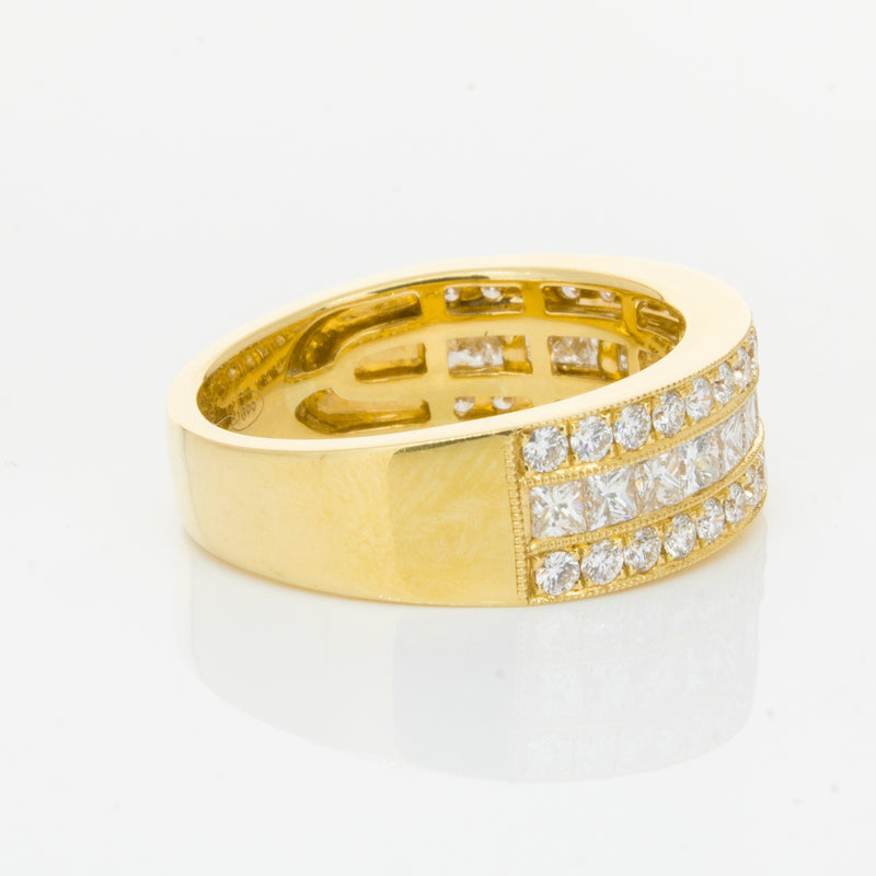 18ct Yellow Gold 1.41ct Diamond Legacy Ring-Ring-Walker & Hall