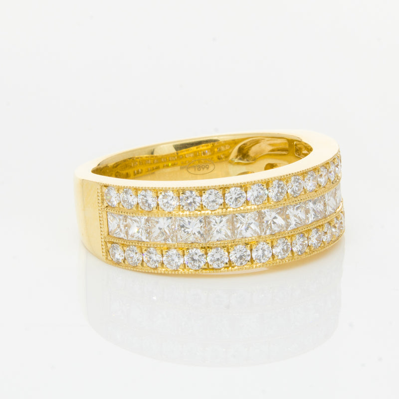 18ct Yellow Gold 1.41ct Diamond Legacy Ring-Ring-Walker & Hall