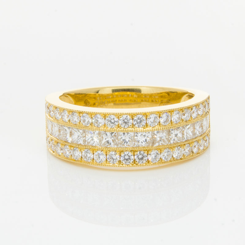 18ct Yellow Gold 1.41ct Diamond Legacy Ring-Ring-Walker & Hall