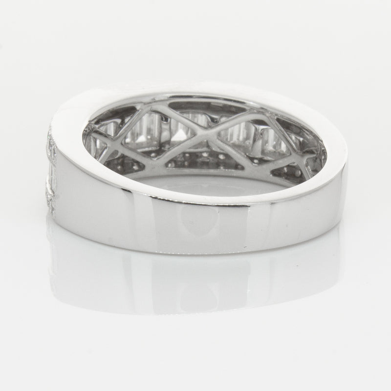 18ct White Gold Diamond Imperial Ring-Ring-Walker & Hall