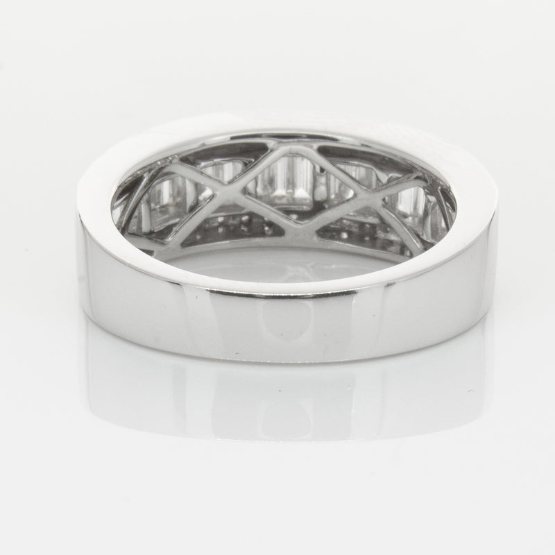 18ct White Gold Diamond Imperial Ring-Ring-Walker & Hall