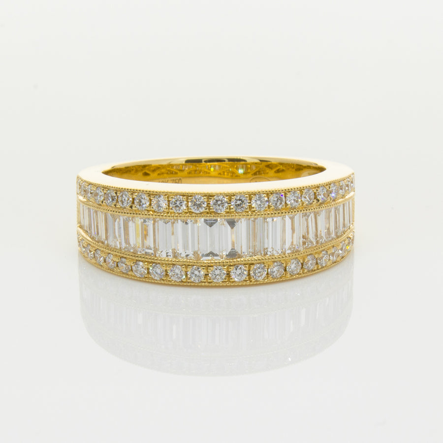 18ct Yellow Gold 1.29ct Diamond Imperial Ring-Ring-Walker & Hall