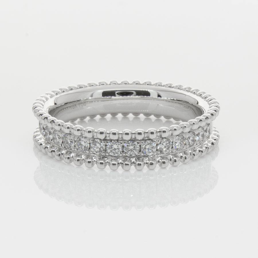 18ct White Gold .32ct Diamond Juno Ring-Ring-Walker & Hall