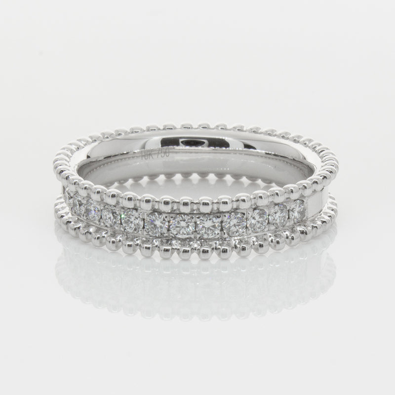 18ct White Gold .32ct Diamond Juno Ring-Ring-Walker & Hall