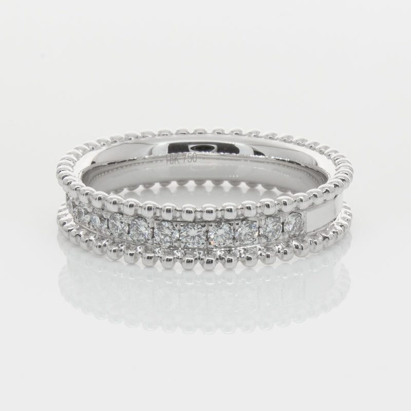 18ct White Gold .32ct Diamond Juno Ring-Ring-Walker & Hall