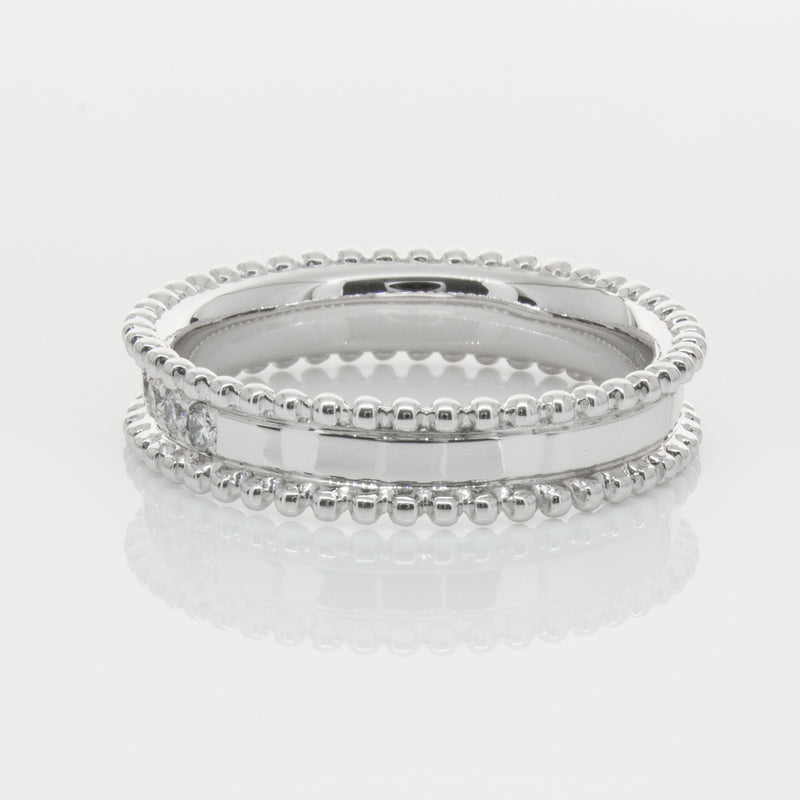 18ct White Gold .32ct Diamond Juno Ring-Ring-Walker & Hall