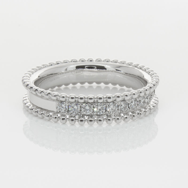 18ct White Gold .32ct Diamond Juno Ring-Ring-Walker & Hall