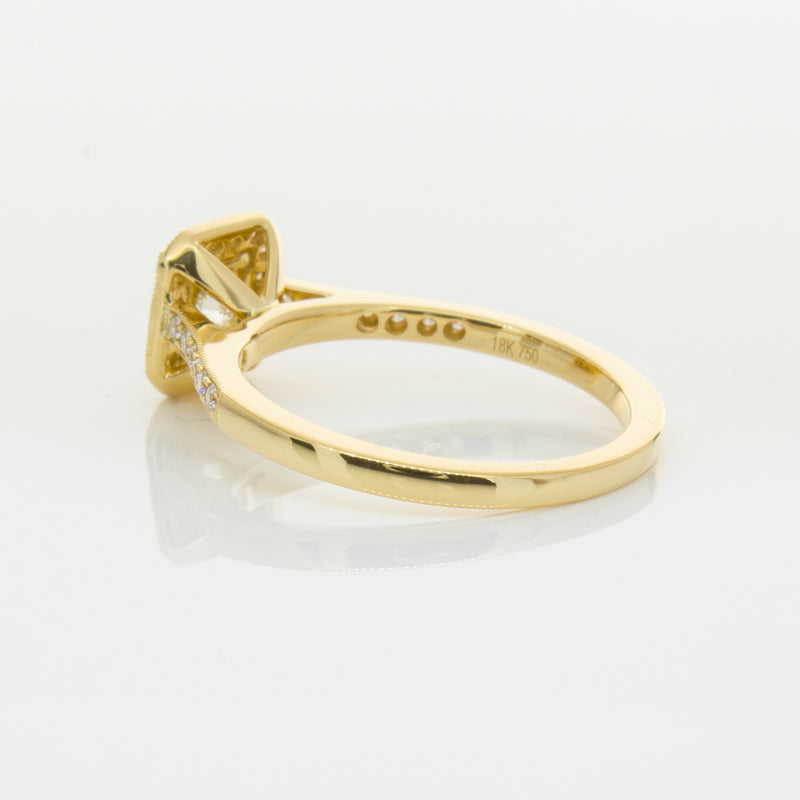 18ct Yellow Gold .50ct Diamond Mandalay Ring-Ring-Walker & Hall