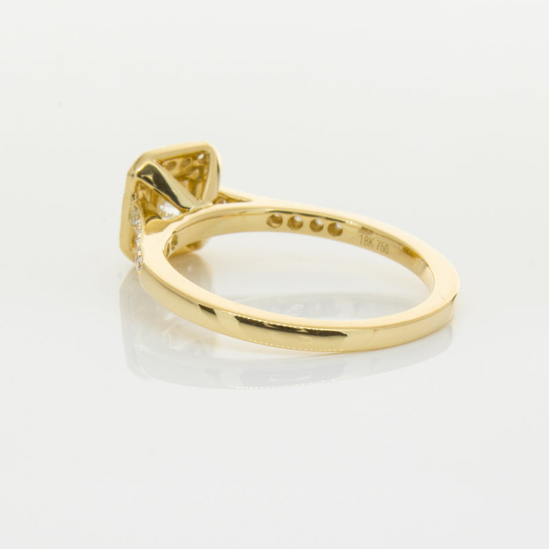 18ct Yellow Gold .50ct Diamond Mandalay Ring-Ring-Walker & Hall