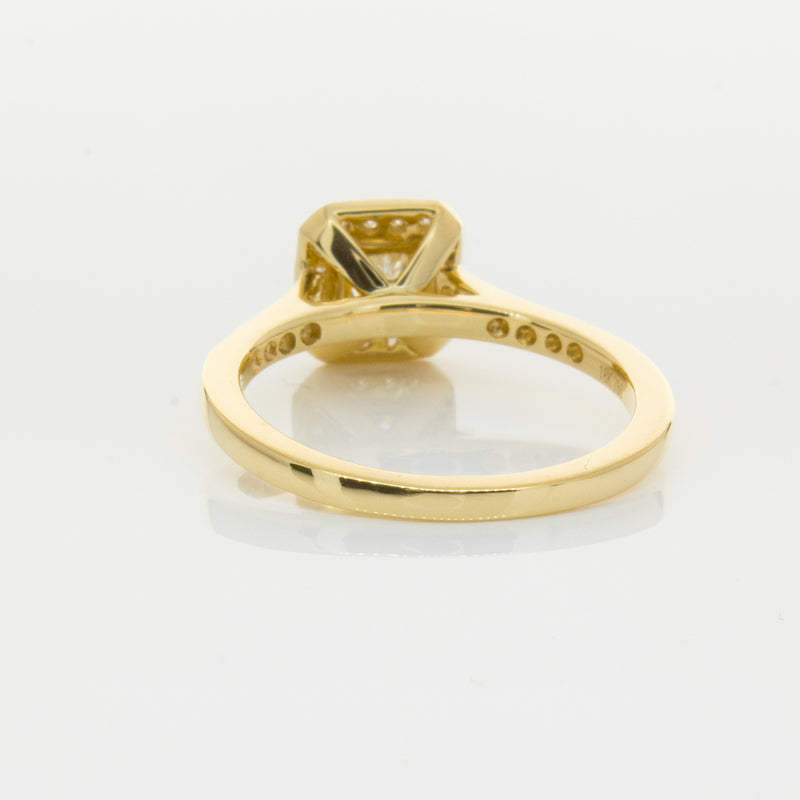 18ct Yellow Gold .50ct Diamond Mandalay Ring-Ring-Walker & Hall