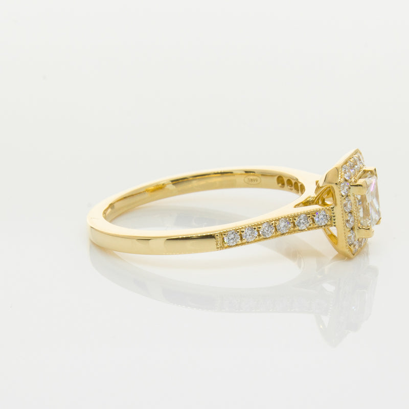 18ct Yellow Gold .50ct Diamond Mandalay Ring-Ring-Walker & Hall