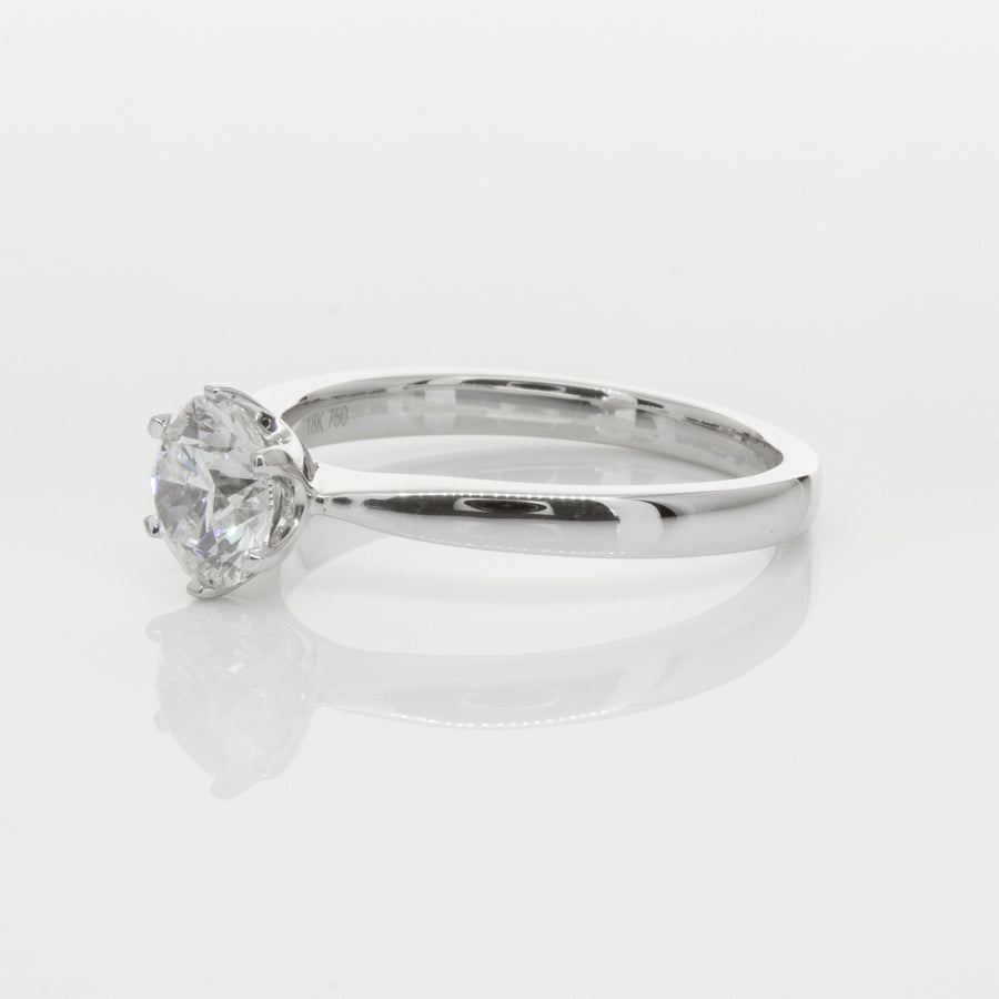 18ct White Gold 1.00ct Diamond Nova Ring-Ring-Walker & Hall