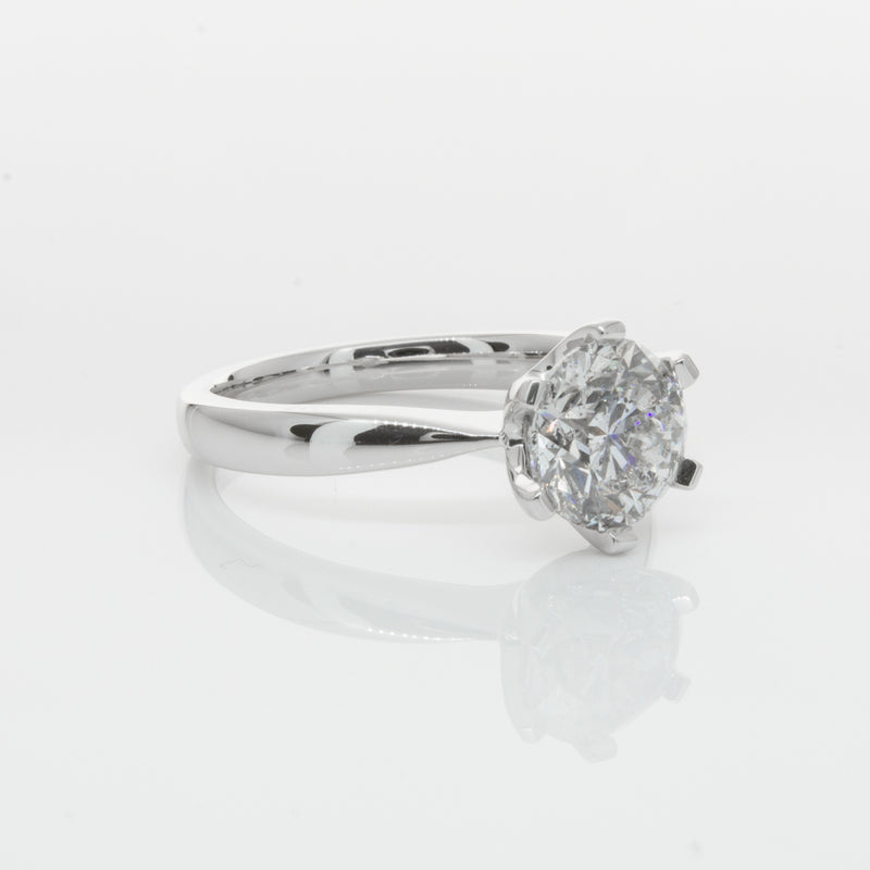 18ct White Gold 2.00ct Diamond Nova Ring-Ring-Walker & Hall