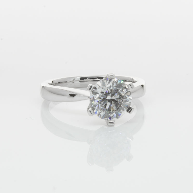 18ct White Gold 2.00ct Diamond Nova Ring-Ring-Walker & Hall