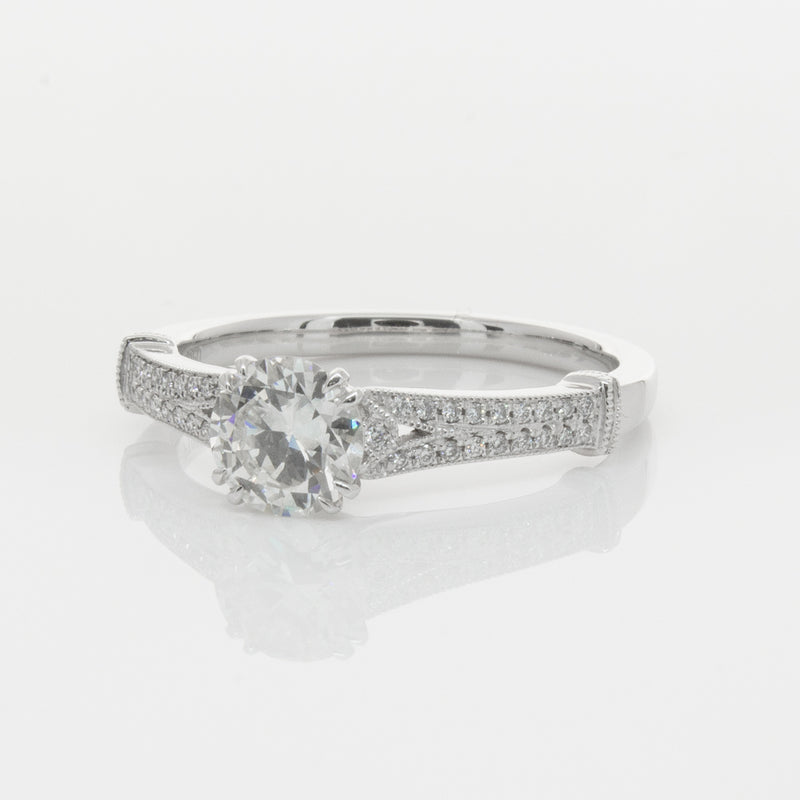 Platinum Diamond Ring-Ring-Walker & Hall