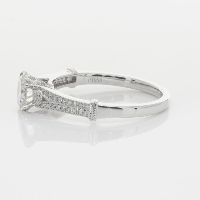 Platinum Diamond Ring-Ring-Walker & Hall