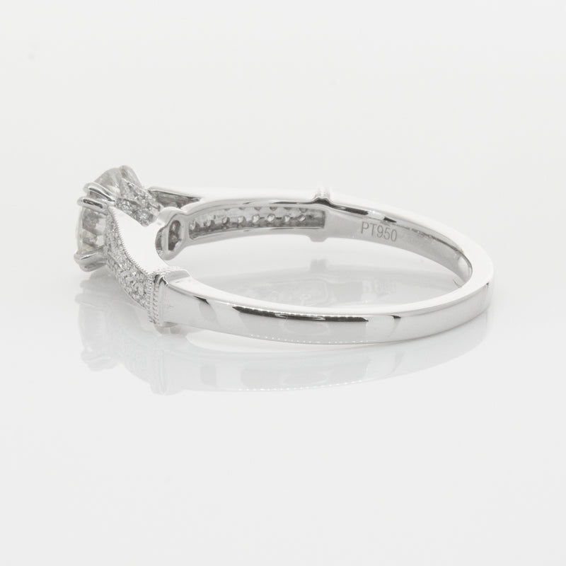 Platinum Diamond Ring-Ring-Walker & Hall