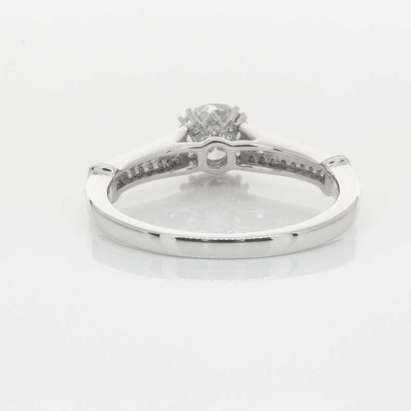 Platinum Diamond Ring-Ring-Walker & Hall