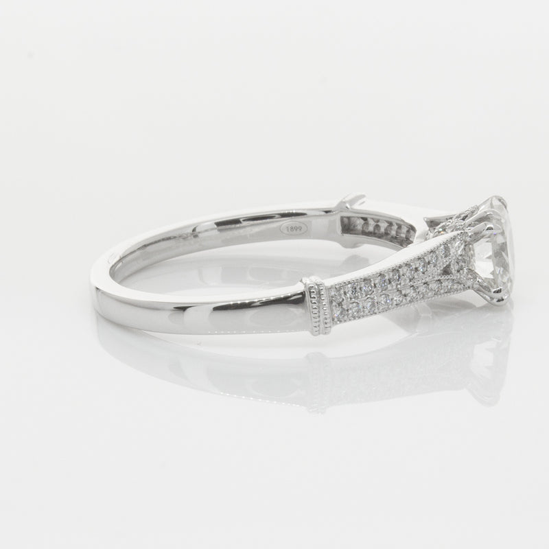 Platinum Diamond Ring-Ring-Walker & Hall