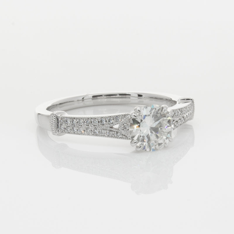 Platinum Diamond Ring-Ring-Walker & Hall