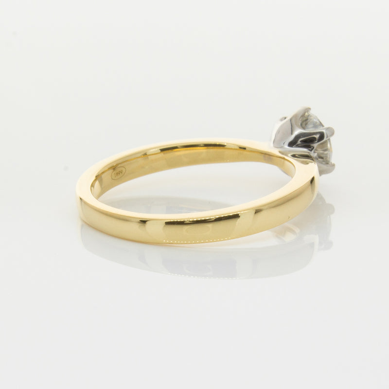 18ct Yellow Gold 1.01ct Diamond Nova Ring-Ring-Walker & Hall