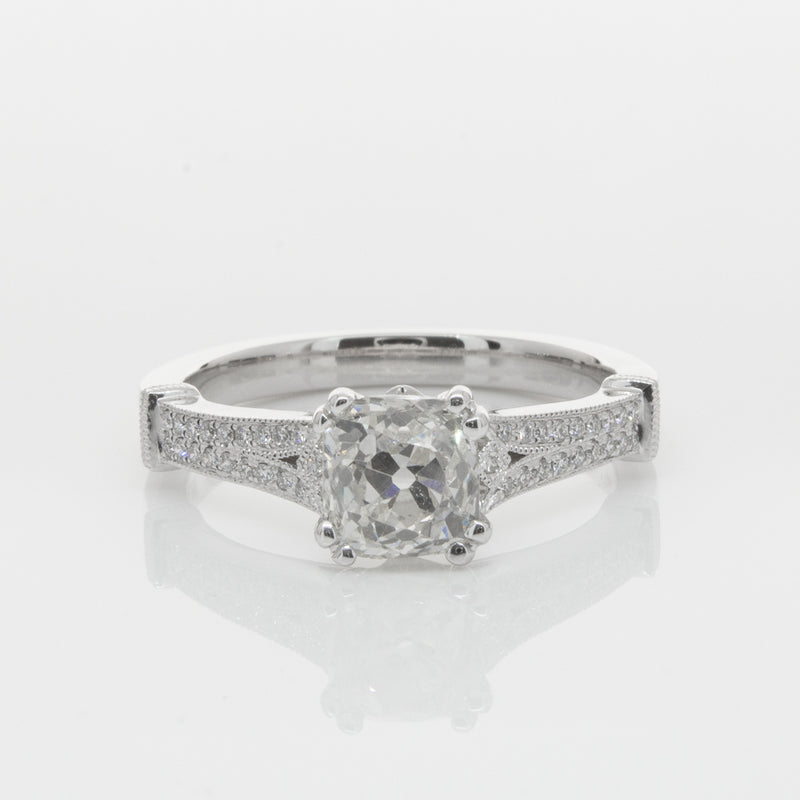 18ct White Gold Diamond Ring-Ring-Walker & Hall