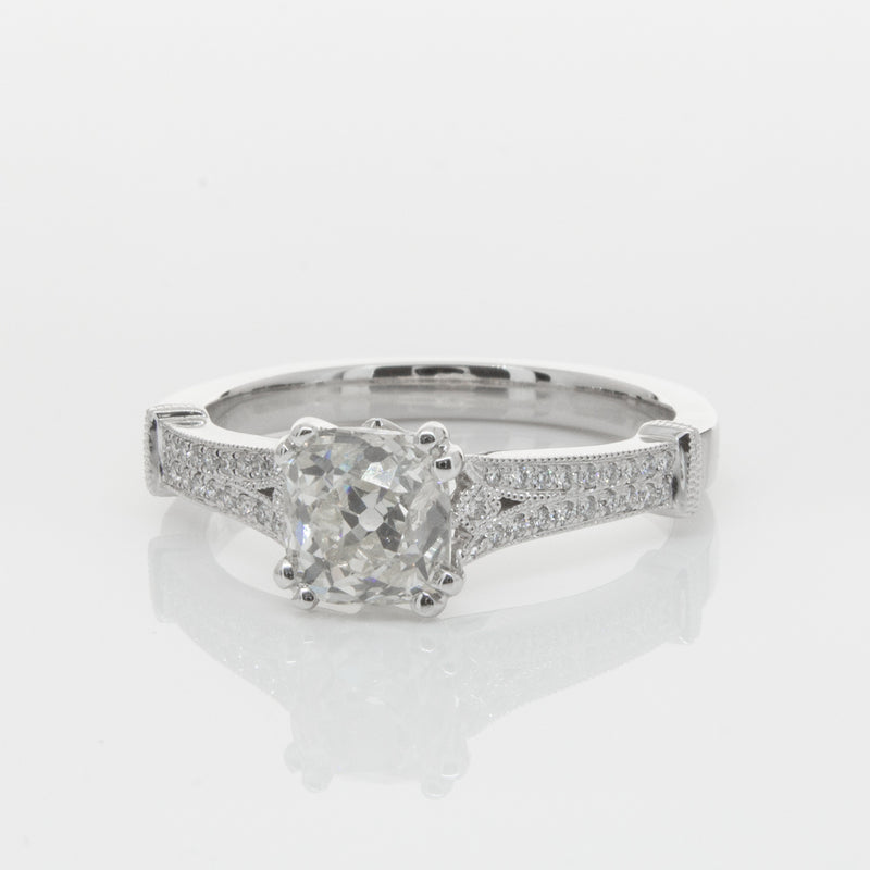 18ct White Gold Diamond Ring-Ring-Walker & Hall