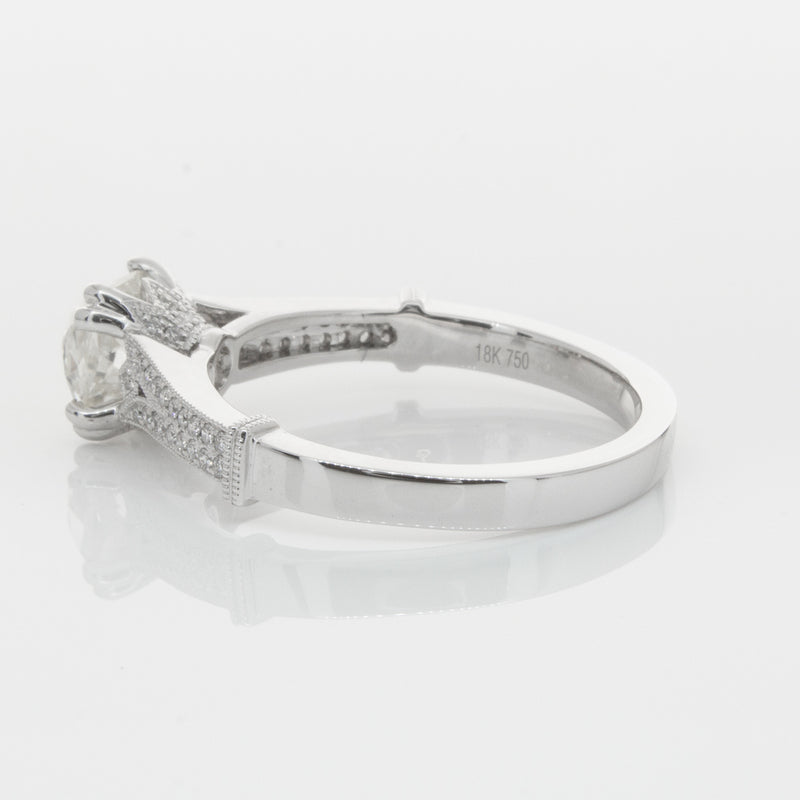 18ct White Gold Diamond Ring-Ring-Walker & Hall