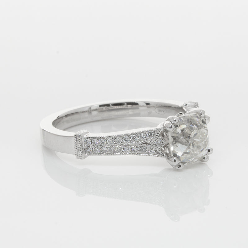 18ct White Gold Diamond Ring-Ring-Walker & Hall