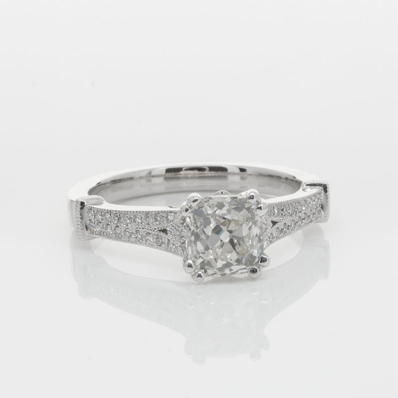 18ct White Gold Diamond Ring-Ring-Walker & Hall