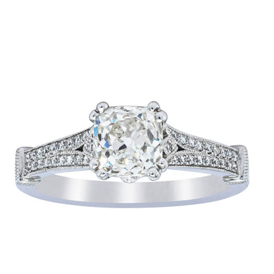 18ct White Gold Diamond Ring-Ring-Walker & Hall