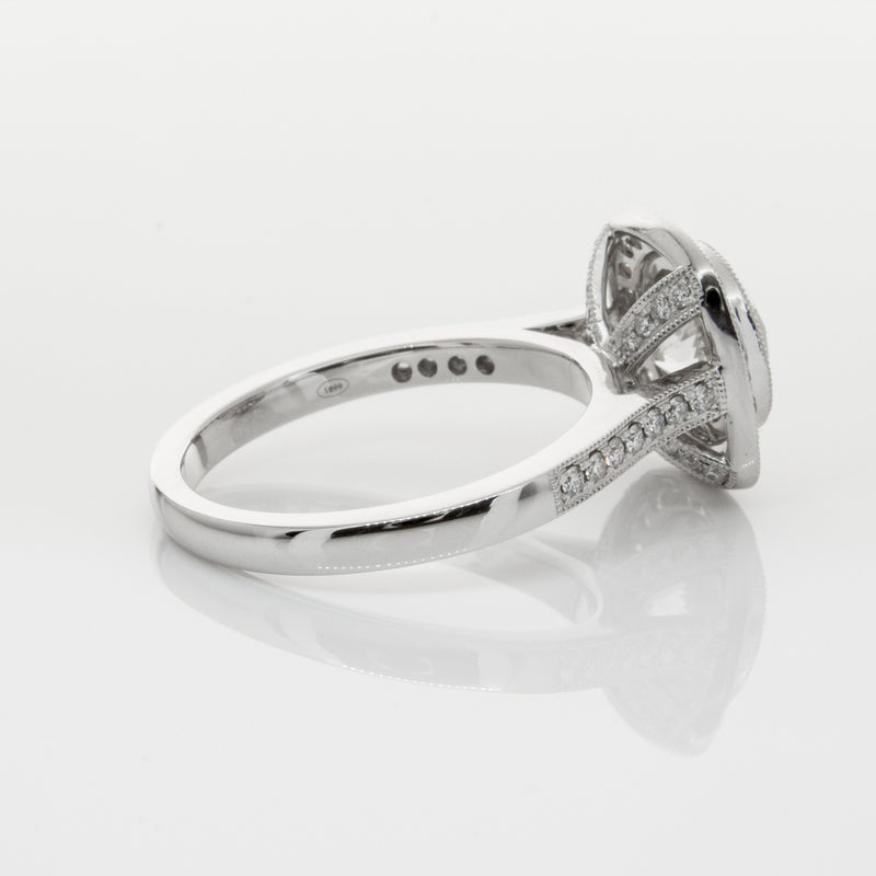 18ct White Gold 1.54ct Diamond Ring-Ring-Walker & Hall
