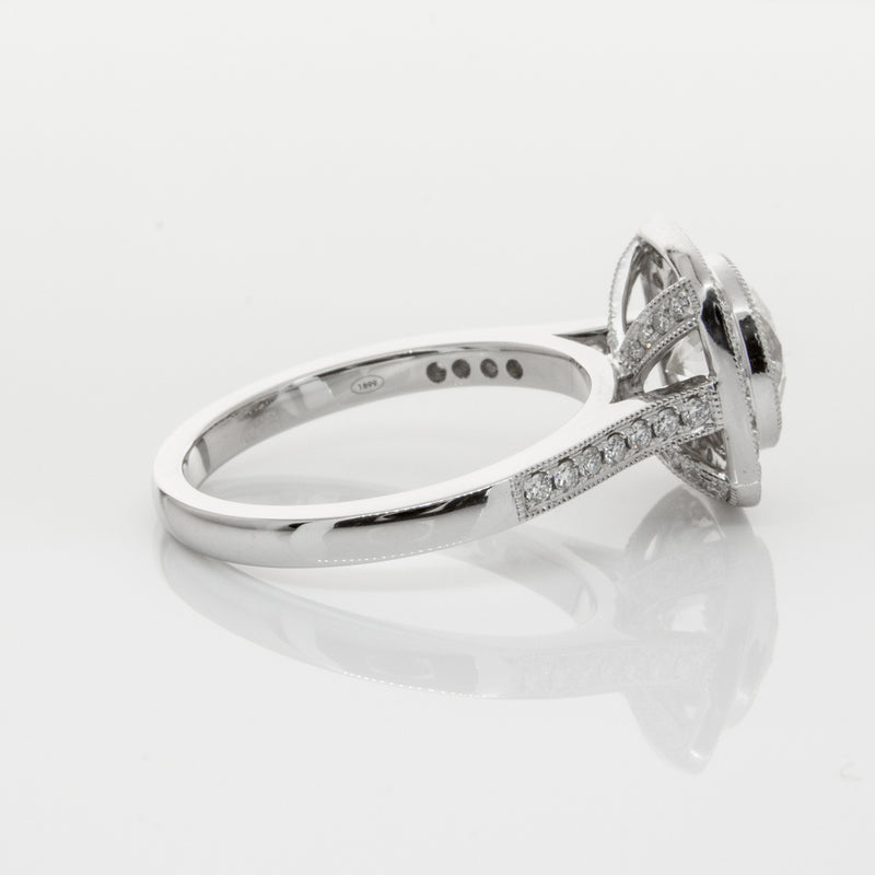 18ct White Gold 1.54ct Diamond Ring-Ring-Walker & Hall
